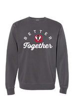 Load image into Gallery viewer, Better Together Pigment Logo Sweatshirt