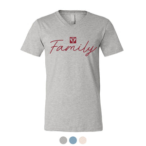 Family Jersey V-Neck (Multiple Colors Available)