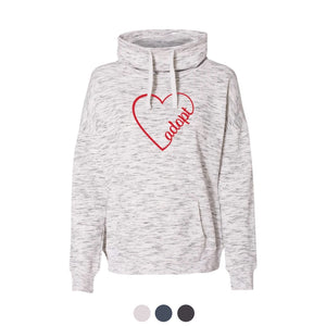 Cowl Neck Sweatshirt (Multiple Colors Available)