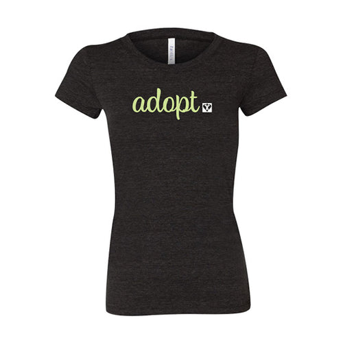 Script adopt. Women's T-shirt