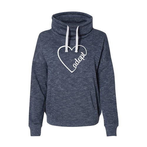 Cowl Neck Sweatshirt (Multiple Colors Available)